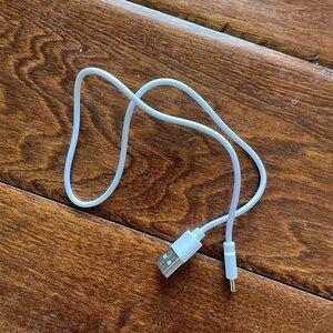 White USB Charging Cable